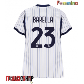 Inter Milan Nicolo Barella #23 Seconda Maglia Femmina 2026-27 Manica Corta